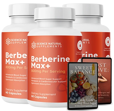 Berberine Max three bottle plus bonus